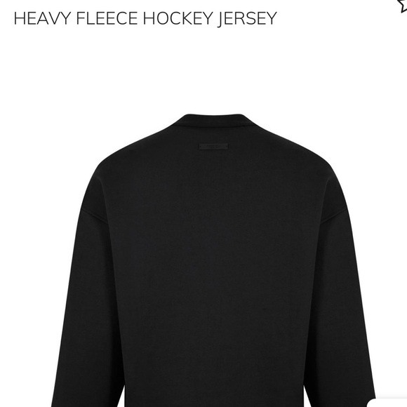 ESSENTIALS FEAR OF GOD Kids Heavy Fleece Hockey Jersey Homecoming 24 Sweatshirt - Picture 3 of 15